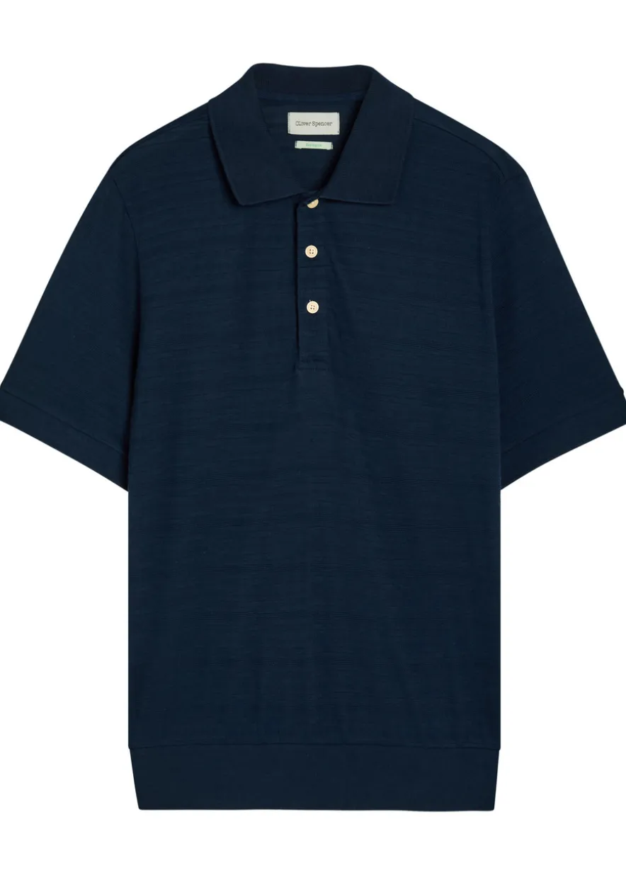 Glendale fine-knit polo shirt