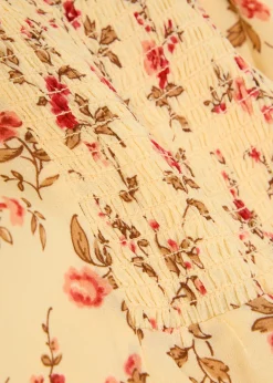 Gloria floral-print chiffon midi dress