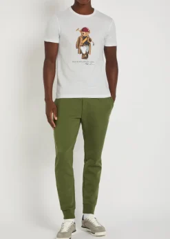 Golf bear-print cotton T-shirt