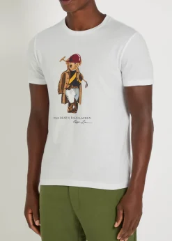 Golf bear-print cotton T-shirt