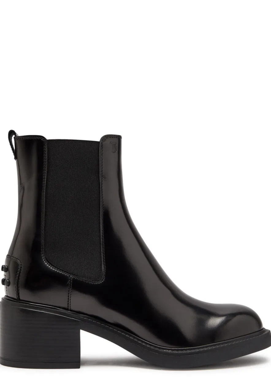 Gomma 60 patent leather ankle boots