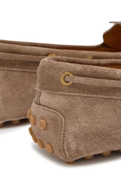 Gommino suede loafers
