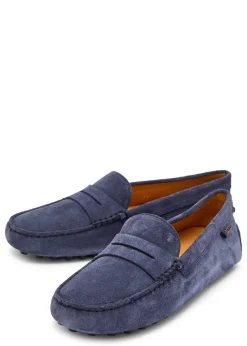 Gommino suede loafers