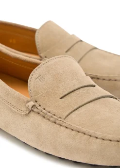 Gommino suede loafers