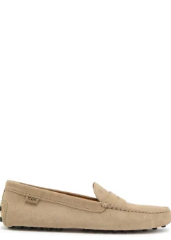 Gommino suede loafers