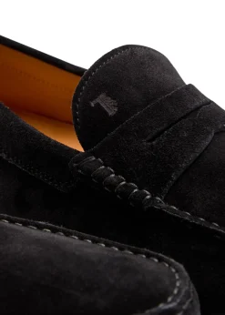 Gommino suede loafers