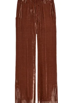 Good Butt flared-leg velvet trousers