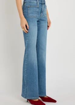 Good Legs flared-leg jeans