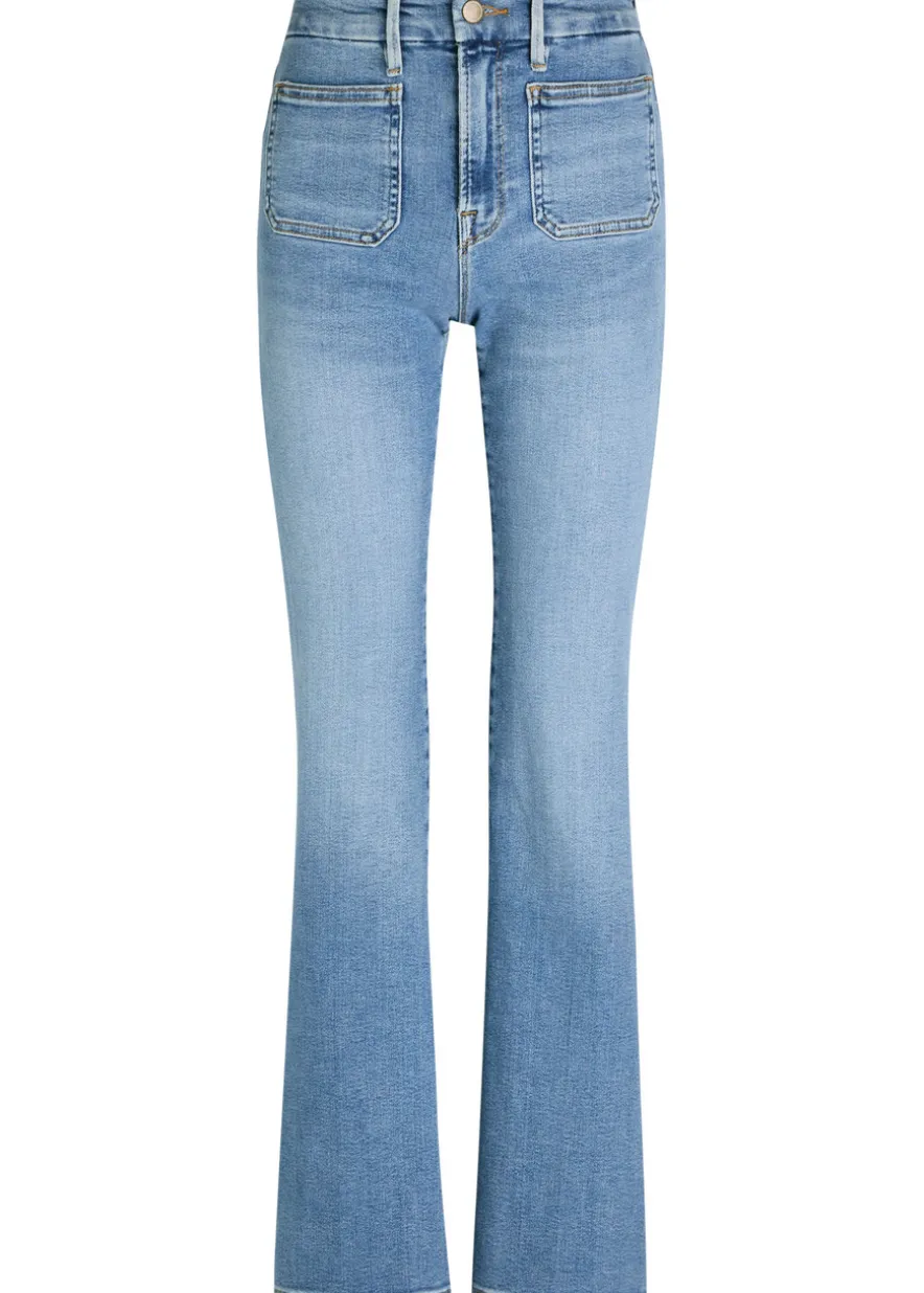 Good Legs flared-leg jeans