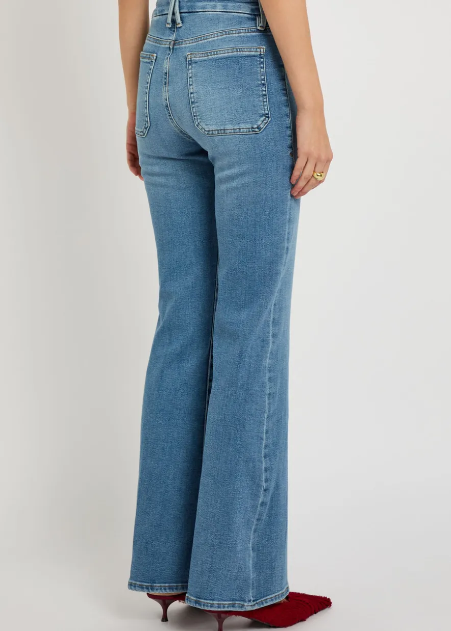 Good Legs flared-leg jeans