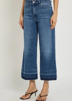 Good Waist Palazzo cropped wide-leg jeans
