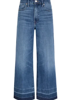Good Waist Palazzo cropped wide-leg jeans