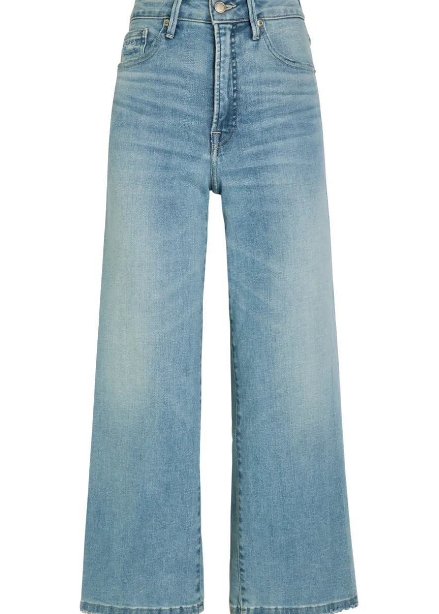 Good Waist Palazzo cropped wide-leg jeans