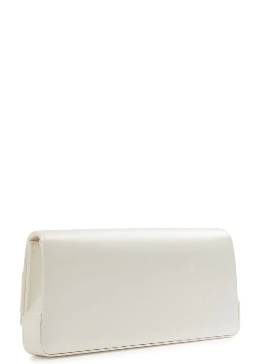 Gothisi embellished satin clutch