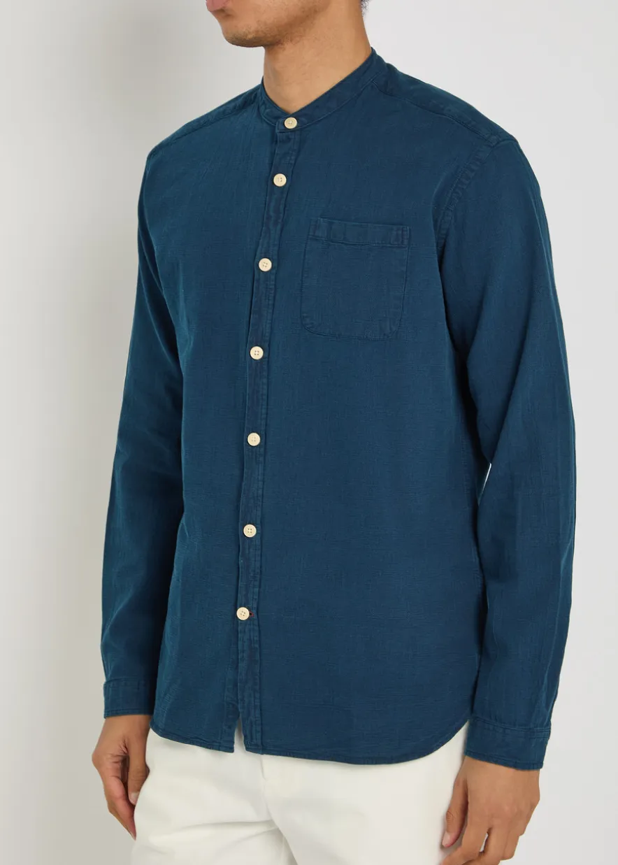 Grandad cotton shirt