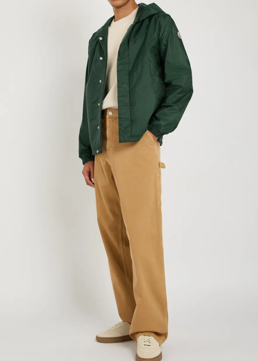 Grandans hooded nylon windbreaker jacket