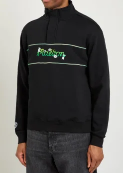 Grateful Dead printed half-zip cotton sweatshirt