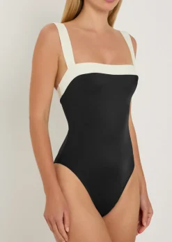 Grenada panelled swimsuit