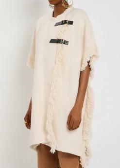 Greya bouclé wrap coat