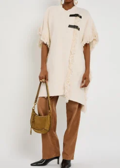 Greya bouclé wrap coat