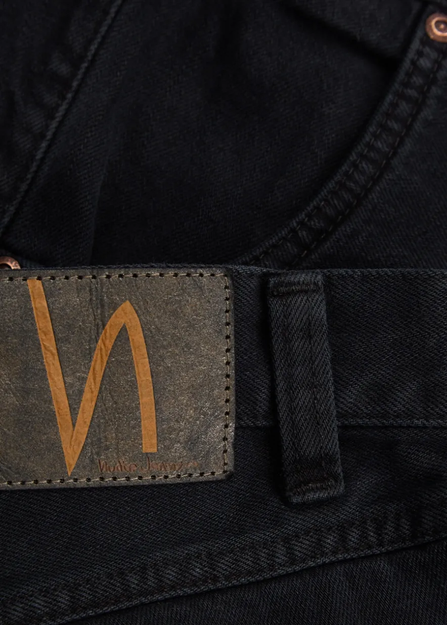 Gritty Jackson black straight-leg jeans