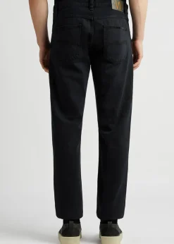 Gritty Jackson black straight-leg jeans