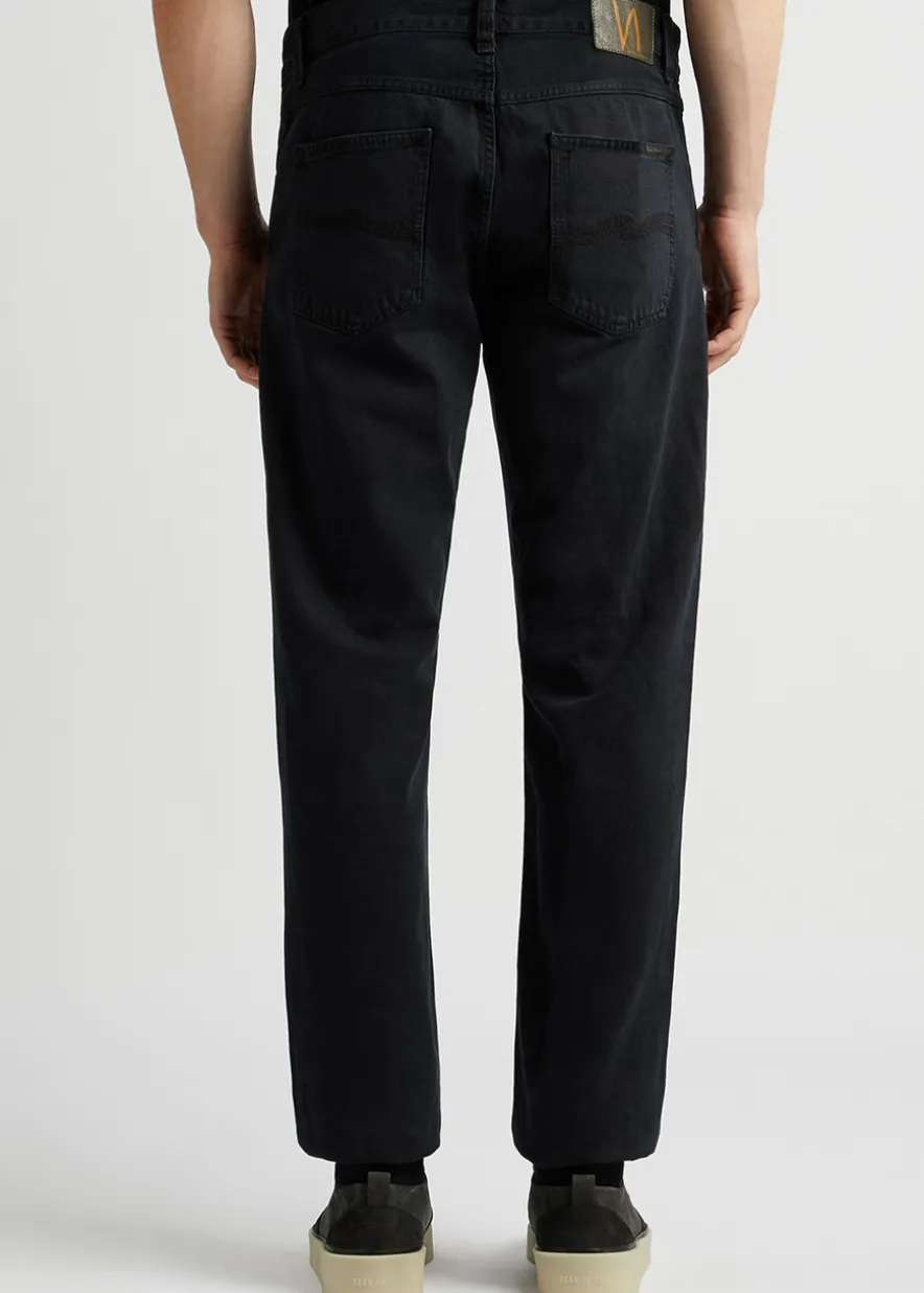 Gritty Jackson black straight-leg jeans