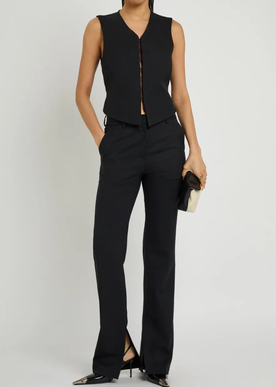 Guia wool and satin vest