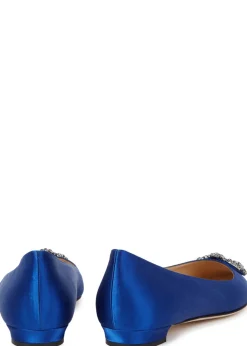 Hangisi 10 silk-satin flats