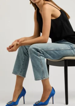 Hangisi 105 silk-satin pumps