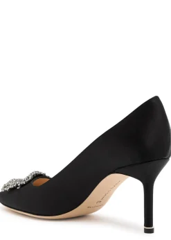 Hangisi 75 silk-satin pumps