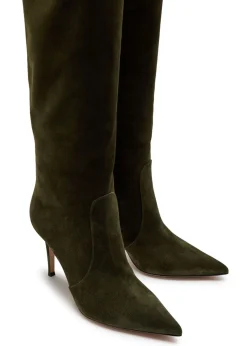 Hansen suede over-the-knee boots
