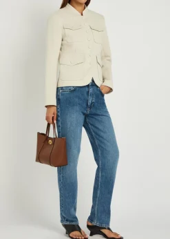 Harlow ankle straight-leg jeans