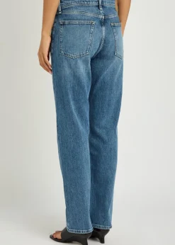 Harlow ankle straight-leg jeans