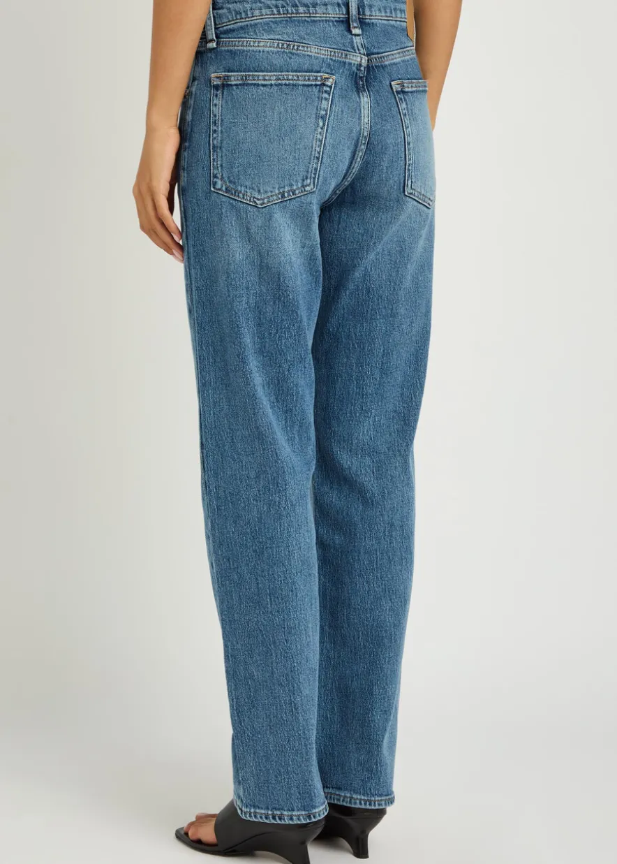 Harlow ankle straight-leg jeans