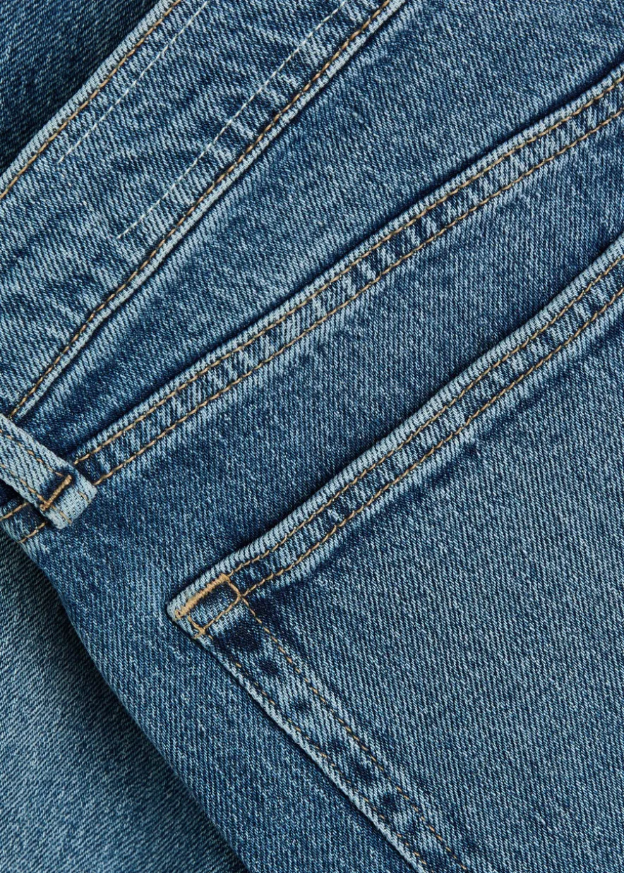 Harlow ankle straight-leg jeans