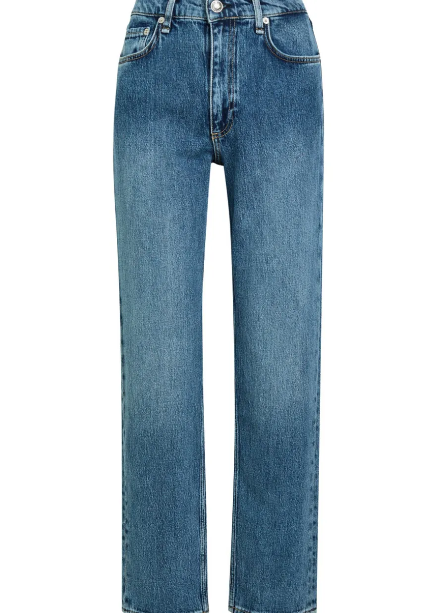 Harlow ankle straight-leg jeans