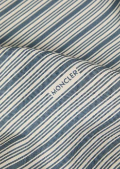 Havas striped hooded cotton jacket