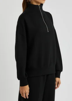 Hawley half-zip stretch-jersey sweatshirt