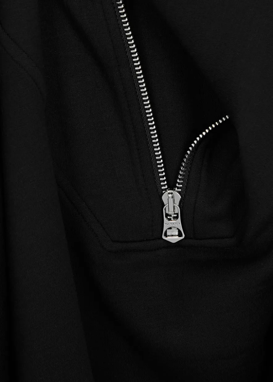 Hawley half-zip stretch-jersey sweatshirt