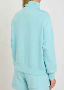 Hawley half-zip stretch-jersey sweatshirt