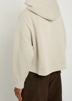 Heavy hooded cotton sweatshirt