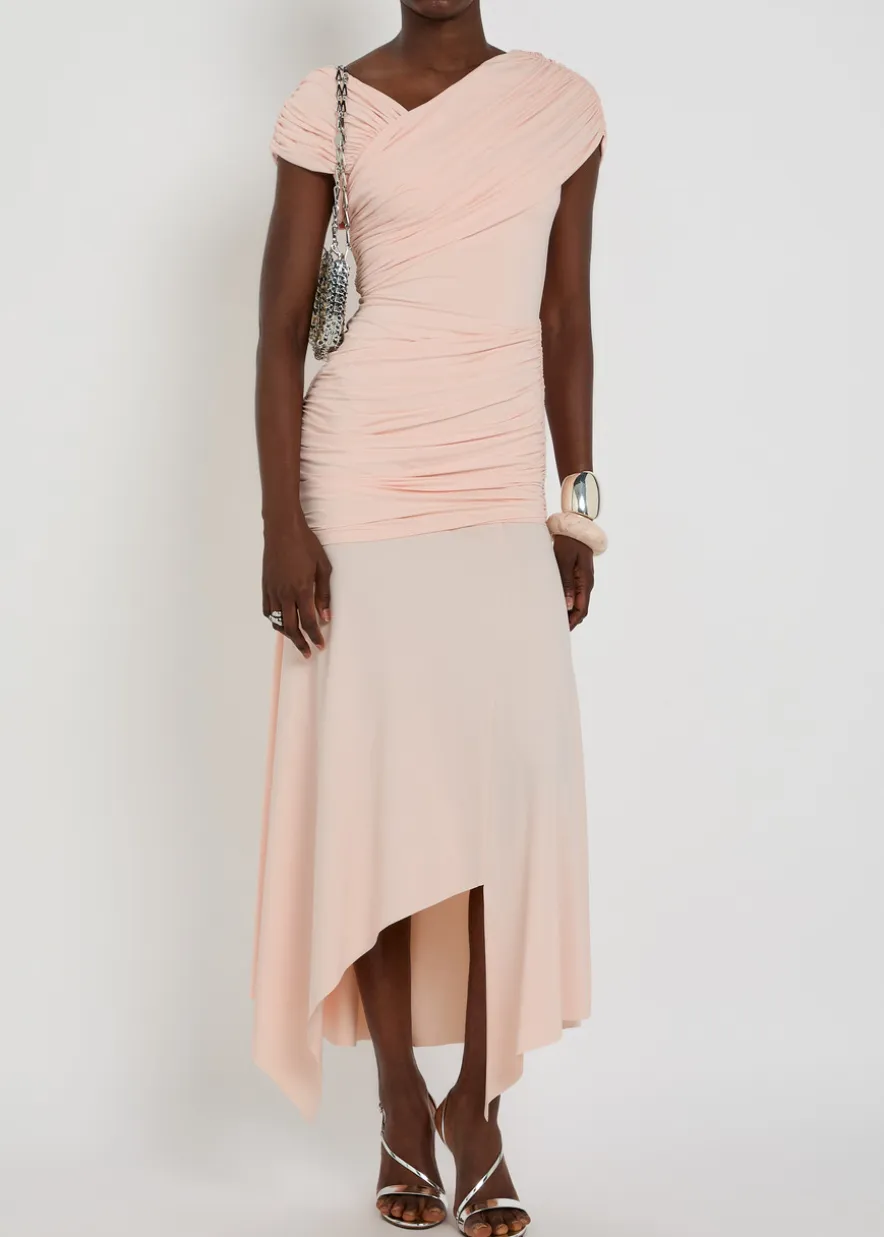 Hela ruched stretch-jersey midi dress