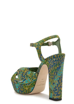 Heloise 120 brocade platform sandals