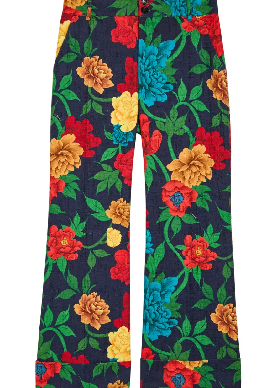 Hendrix floral-print woven trousers