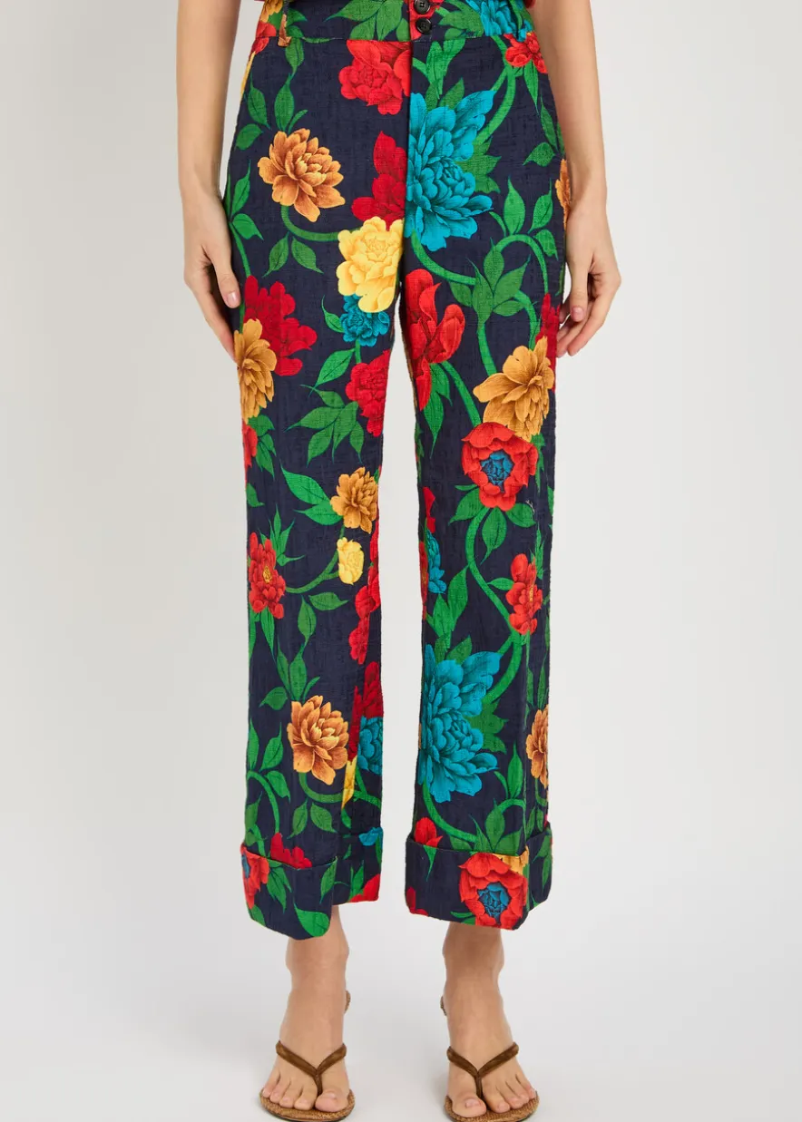 Hendrix floral-print woven trousers