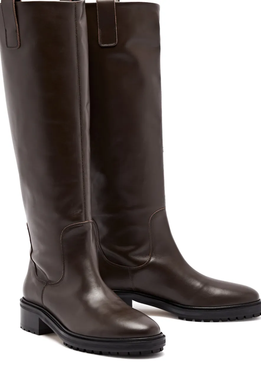 Henry knee-high leather boots