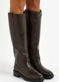 Henry knee-high leather boots