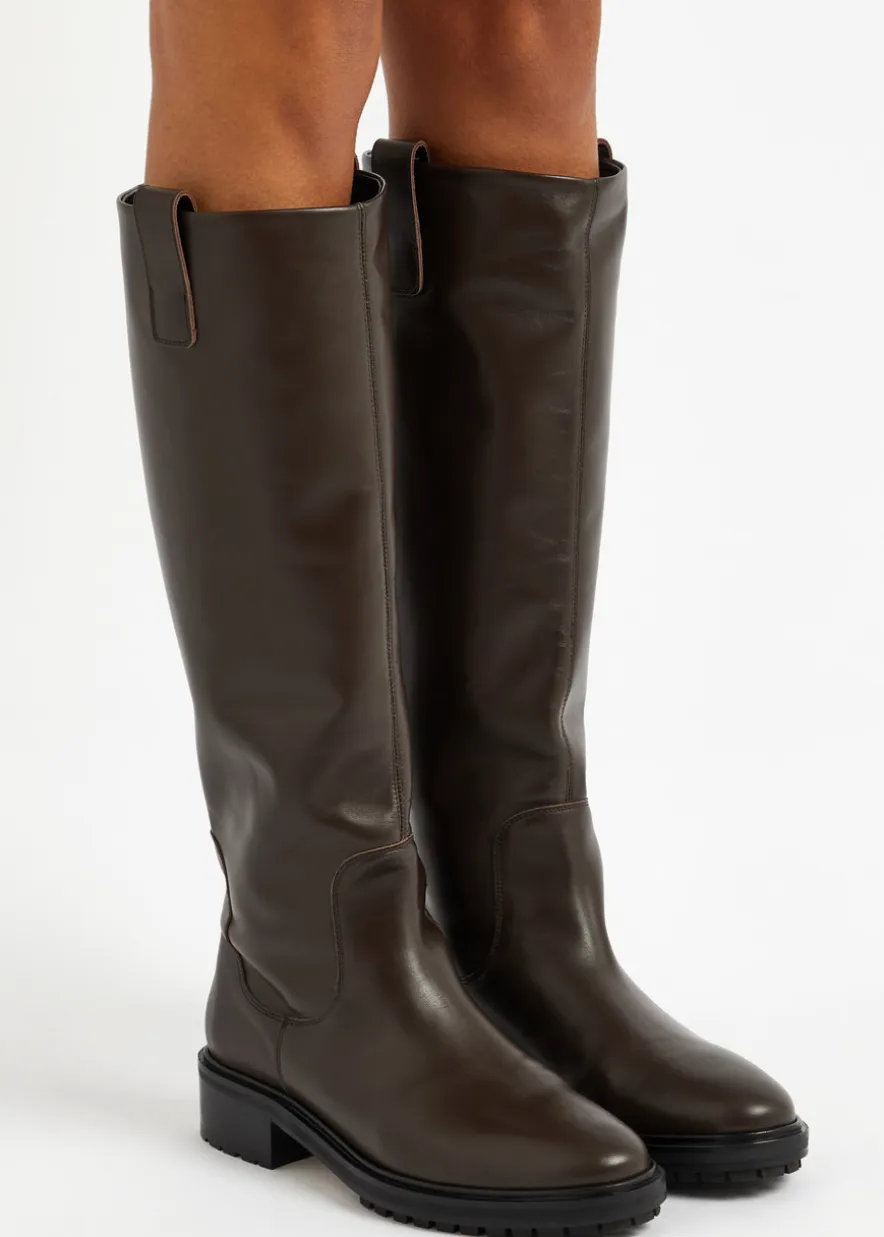Henry knee-high leather boots