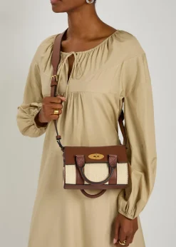 Heritage Bayswater mini raffia cross-body bag